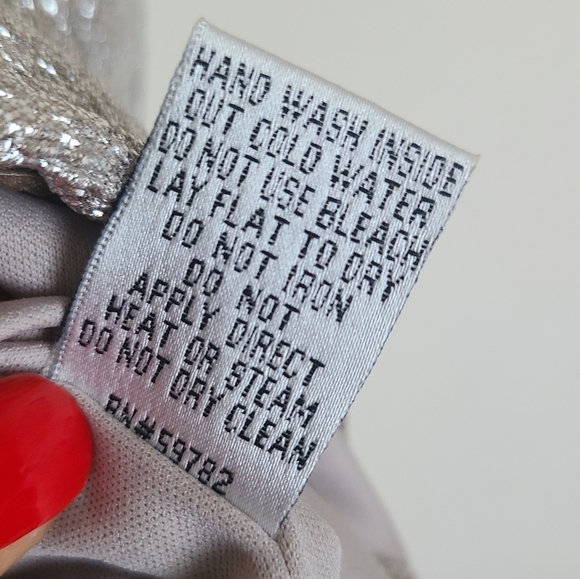 Hailey Logan One Shoulder Silver Dress - Picture 15 of 16